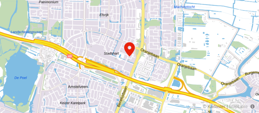 Locatie van Viisi Amstelveen