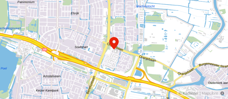 Locatie van ASN Bank Amstelveen