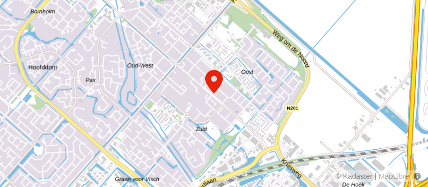 Locatie van Hoekstra en van Eck Hoofddorp