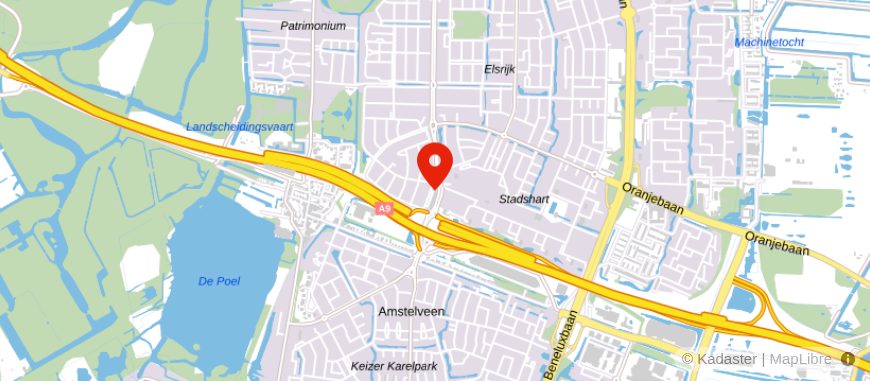 Locatie van De Hypotheekshop Amstelveen