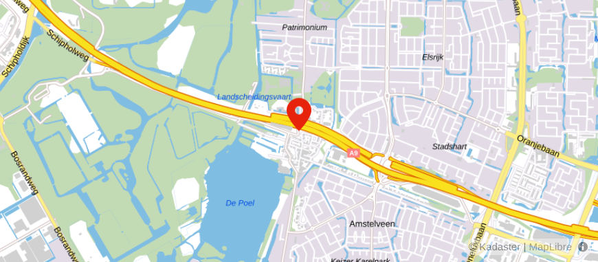 Locatie van HypotheekPlatform Amstelveen BV