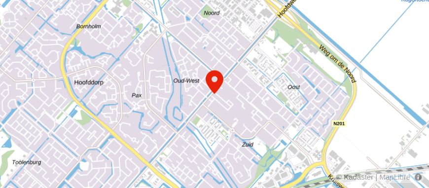Locatie van Financieel Fit | Haarlemmermeer
