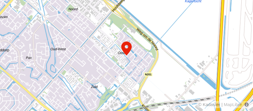 Locatie van Dunweg Uitvaartzorg