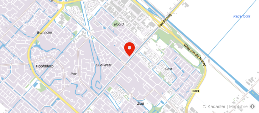 Locatie van De Hypotheekshop Hoofddorp