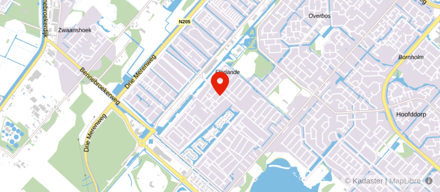 Locatie van De Hypotheker Hoofddorp Floriande