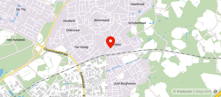 Locatie van t Raedthuys Financiele Diensten