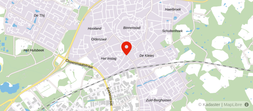 Locatie van De Hypotheker Oldenzaal