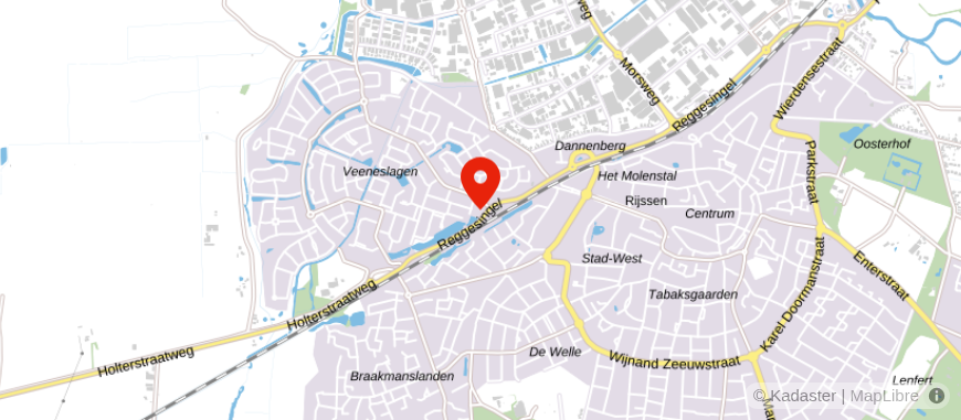 Locatie van Veldsink - Velten