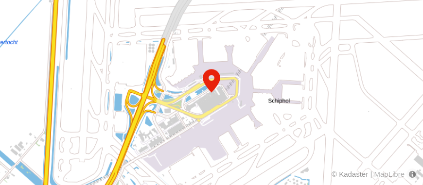 Locatie van De Hypotheekpartners Schiphol