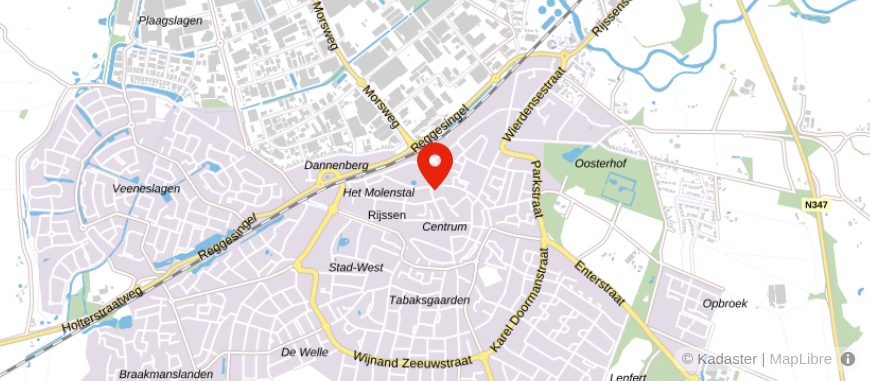 Locatie van Ons Hoes