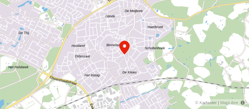 Locatie van Univé Oost Oldenzaal