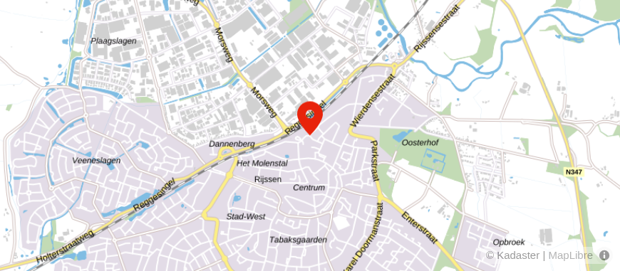 Locatie van Veldsink - Otten & Flim