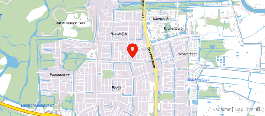Locatie van Amstelstede Makelaardij