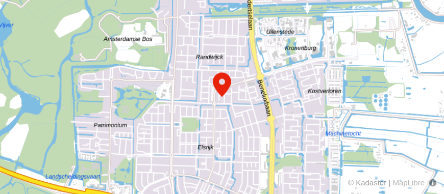 Locatie van Voorma & Millenaar makelaars - taxateurs