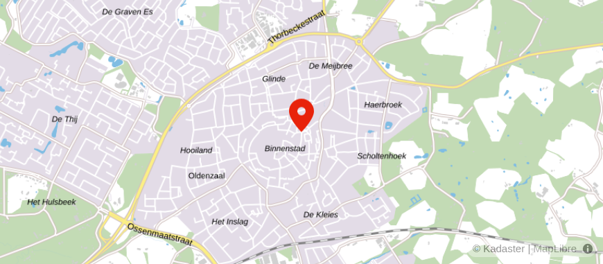 Locatie van Notariskantoor Kroezen