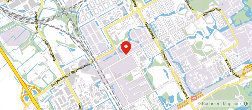 Locatie van De Hypotheker Amsterdam Bijlmerdreef