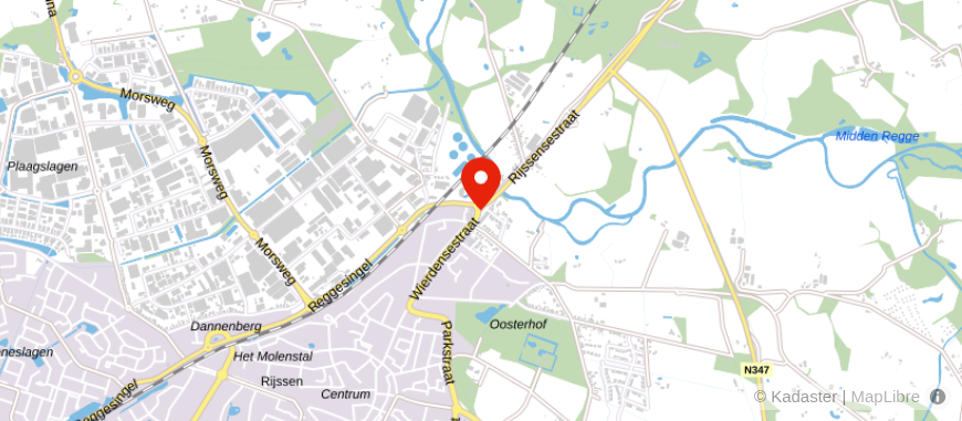 Locatie van Reggeborgh Invest