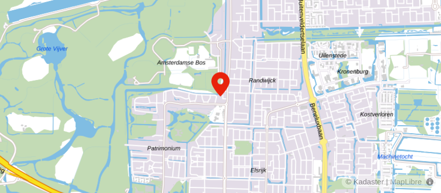 Locatie van Amson & Kolhoff Notarissen