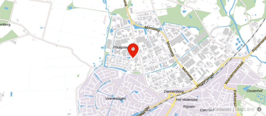 Locatie van Krake Adviesbureau B.V.