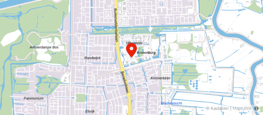 Locatie van Pro Finance B.V.