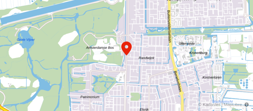 Locatie van De Hypotheker Amstelveen