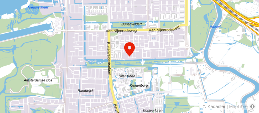 Locatie van Assurantiekantoor W.A.F. van der Wiel