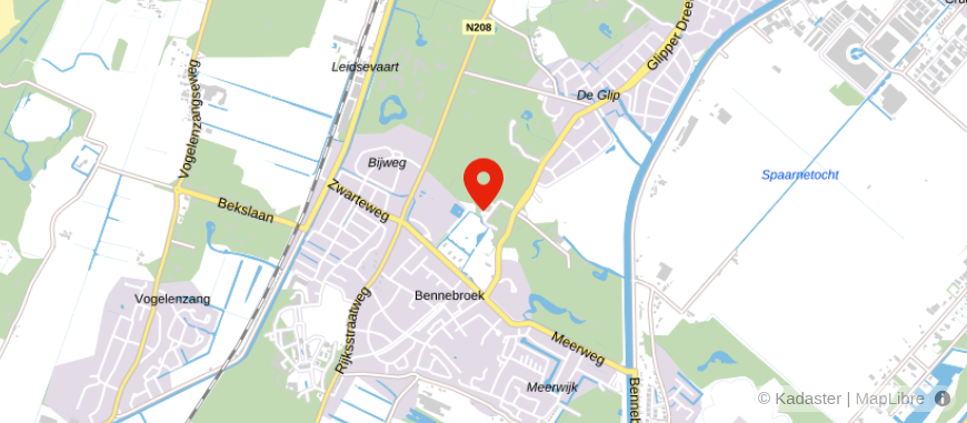 Locatie van Accountants- en Belastingadvieskantoor Kroon
