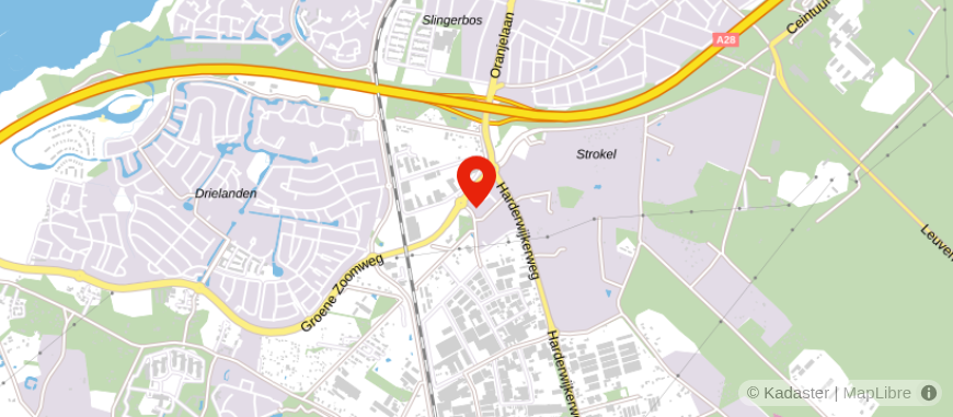 Locatie van Van Bruggen Harderwijk