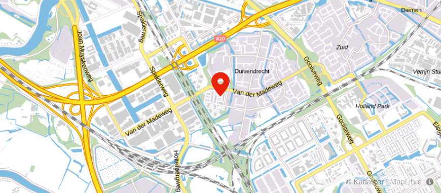 Locatie van Frank Bakker Financieel Advies