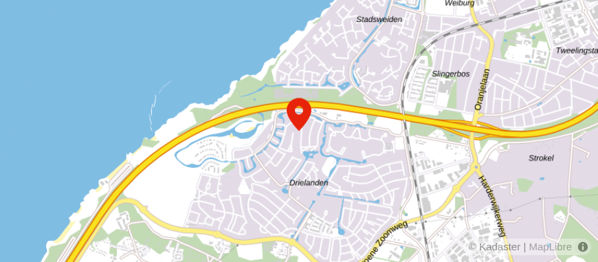 Locatie van Woonwijs met Paul