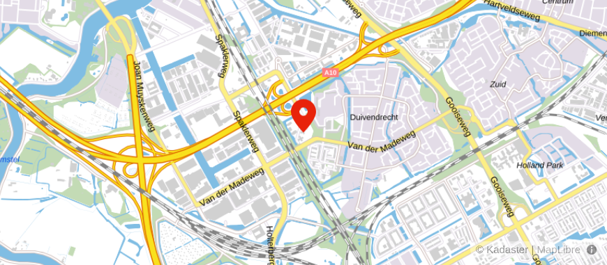 Locatie van W&R makelaardij