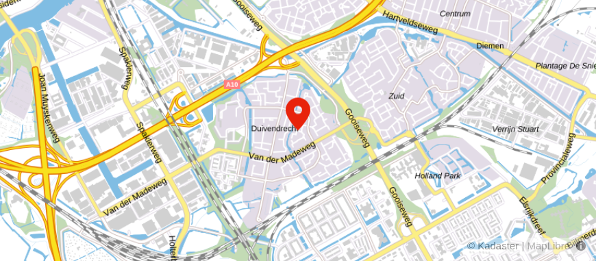 Locatie van Bouman Administratie Service