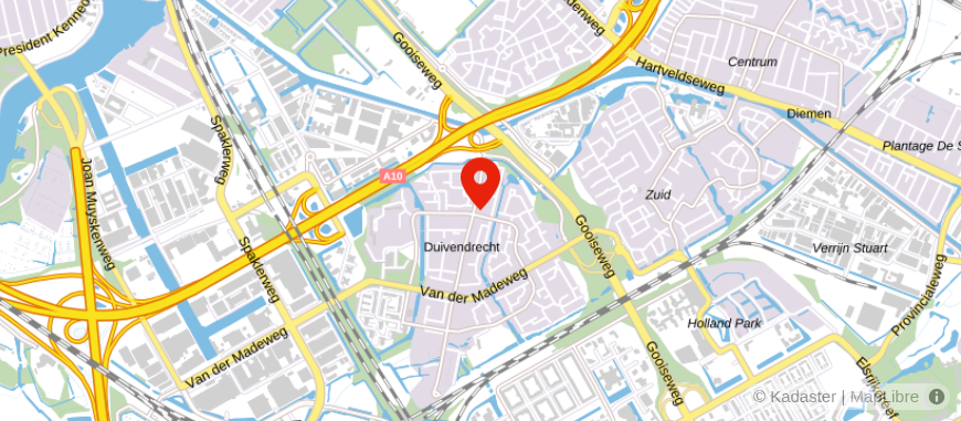 Locatie van Baggers Pensioen Advies