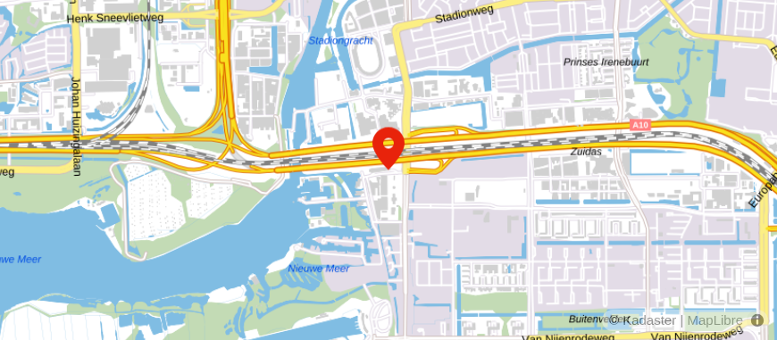 Locatie van Q Scheidingsadviseurs Amsterdam
