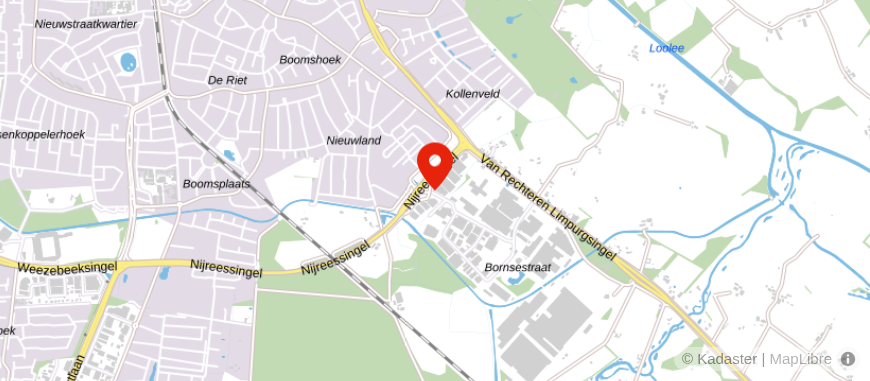 Locatie van Waerborgh Adviesgroep