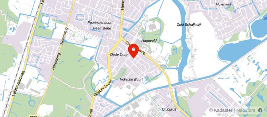 Locatie van F.A. Bakker Assurantiën