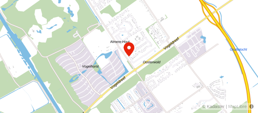 Locatie van iQ Makelaars Almere