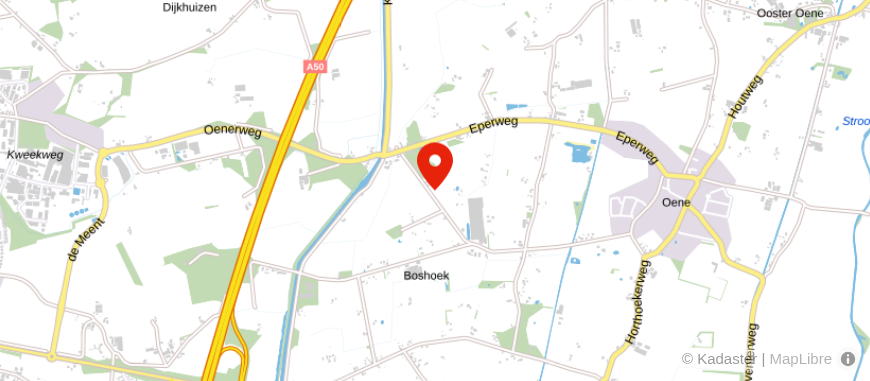 Locatie van  Van Schaik verzekeringen Oene