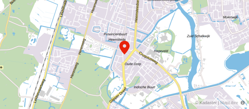 Locatie van Han Schoo accountantskantoor