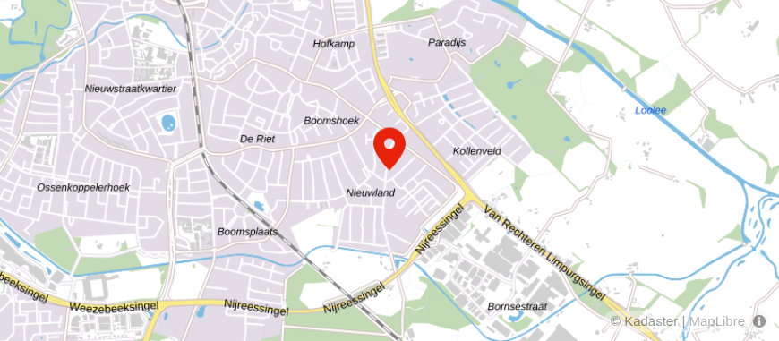 Locatie van Financieel Fit | Almelo