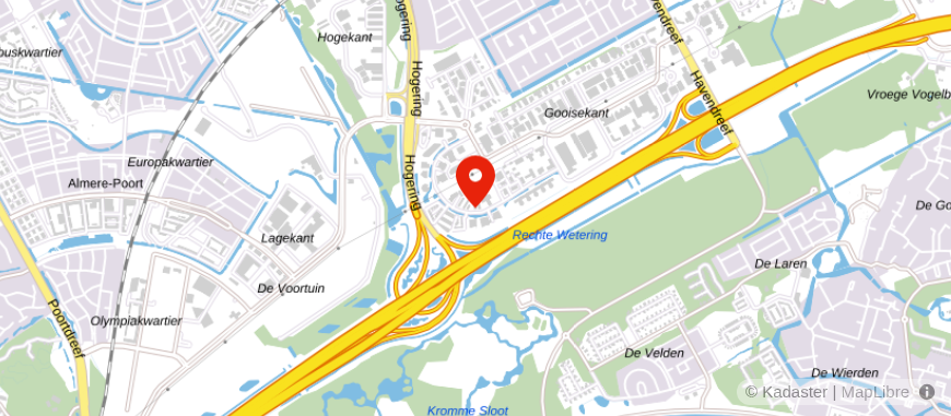 Locatie van Dameyon B.V.