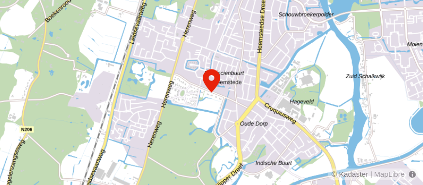 Locatie van Huisman Hoogendoorn & Wieringa Notarissen