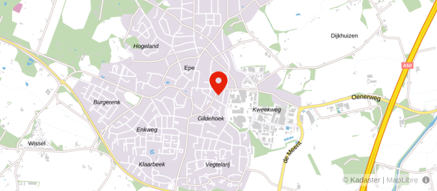 Locatie van Wassink & Vermeulen notarissen