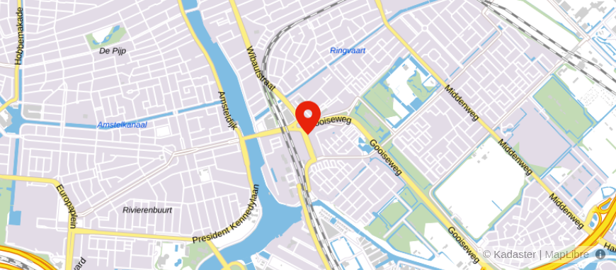 Locatie van Maurits Hypotheken