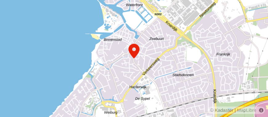 Locatie van B&W Makelaardij