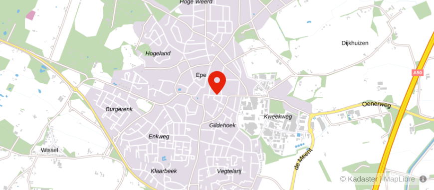 Locatie van Baksteen & Pul Financiële dienstverleners