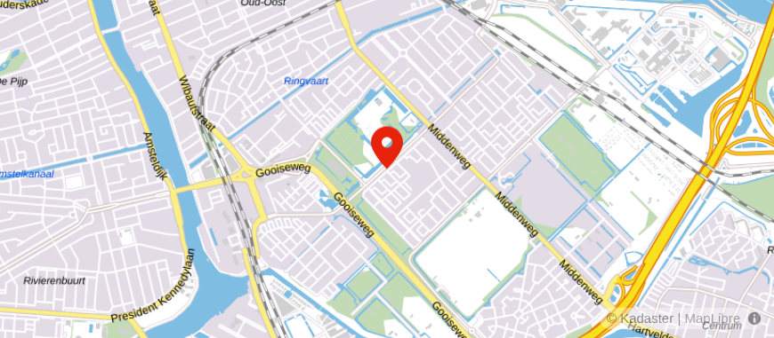 Locatie van Assurantiekantoor van Rossum & Zn.