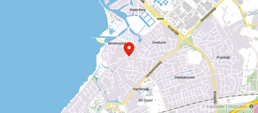 Locatie van Rabobank Harderwijk