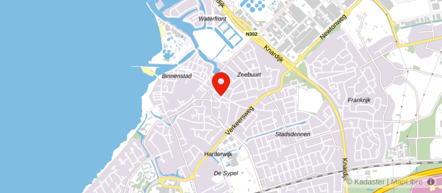 Locatie van Van der Hoek Verzekeringen en Hypotheken