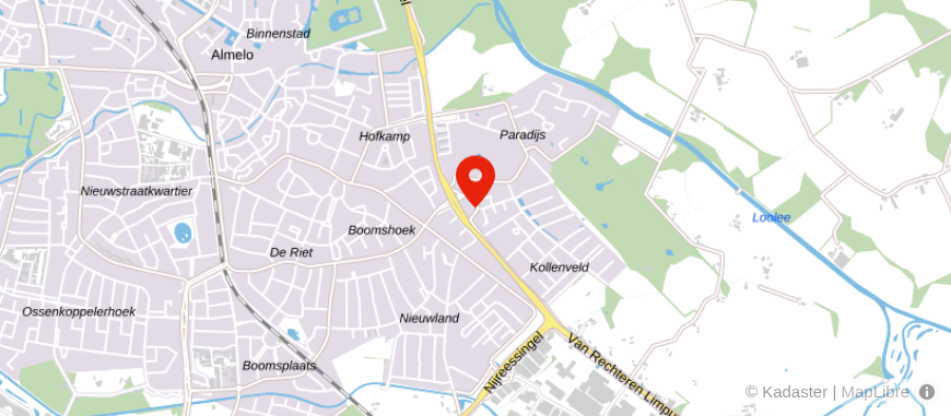 Locatie van Assurantie- en Hypotheekkantoor Spijkerman